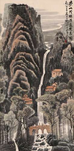 Li Keran's landscape painting