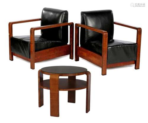 3-piece Art Deco lounge set