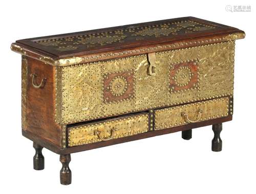 Teak oriental chest