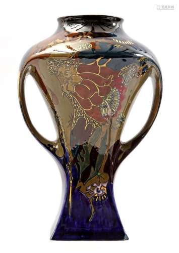 Earthenware vase, Rozenburg
