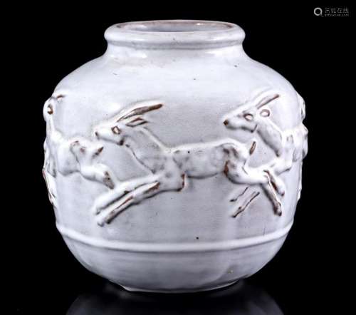 Glazed earthenware Mobach vase