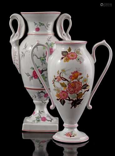 2 porcelain Limoges vases