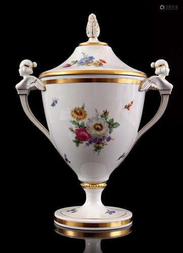 Furstenberg porcelain lidded coupe