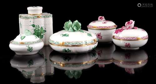 Various Herend porcelain