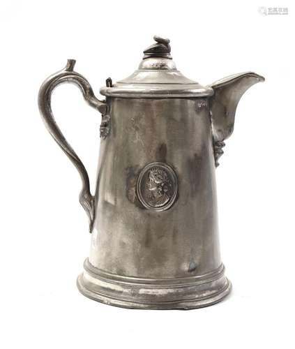 English pewter jug