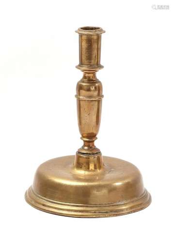 Brass bell candlestick