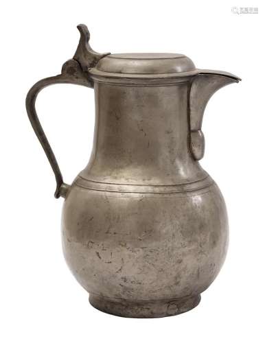 Pewter valve jug with sneb