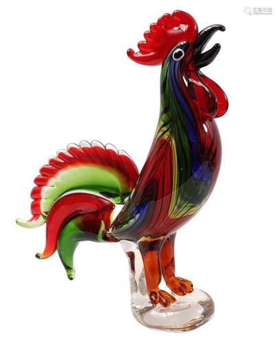 Glass rooster