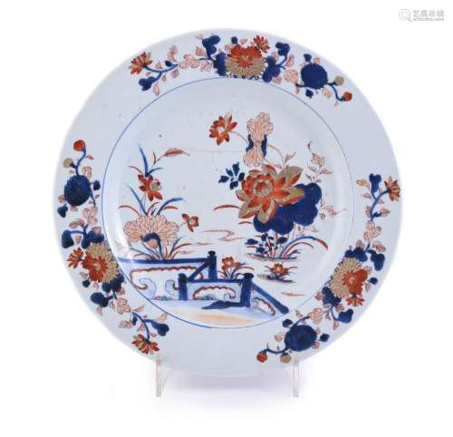 A large Chinese Imari charger