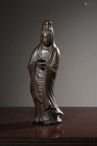 Bronze Avalokitesvara Standing Statue