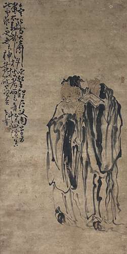 黄慎（1687-1772） 人物 立轴 纸本