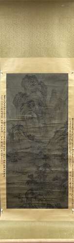 郭熙（1000-1090） 山水 立轴 绢本