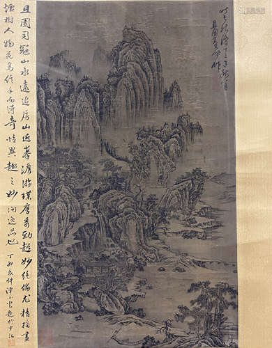 高其佩（1660-1734） 山水 立轴 绢本