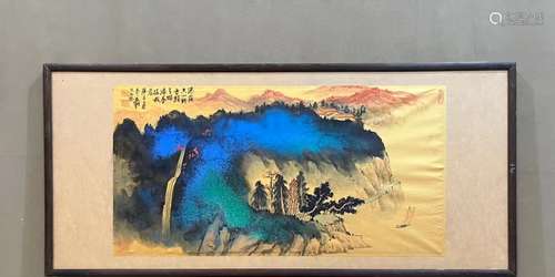 张大千山水画