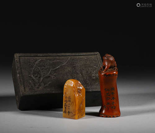 During the Qing Dynasty, Shoushan Tian Huangshi Seal