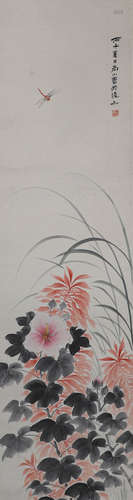 Chinese ink painting Shang Xiaoyun's paper-based flower pain...