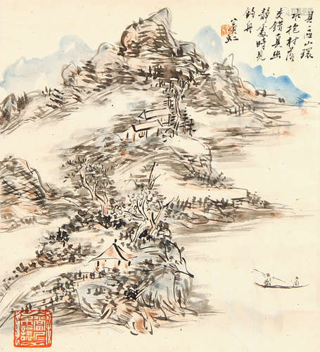 黄宾虹  山水