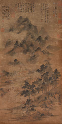 高克恭  山水