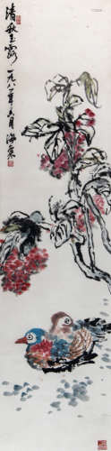 刘海粟 1896-1994 花鸟