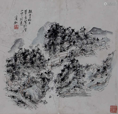 黄宾虹 1865-1955 山水