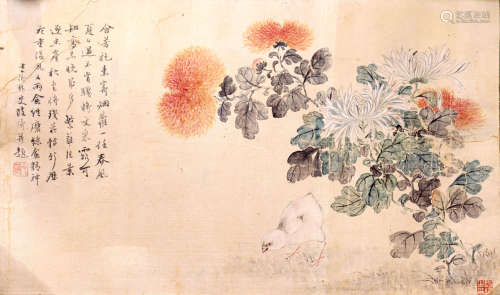 改琦 1773-1828 花卉