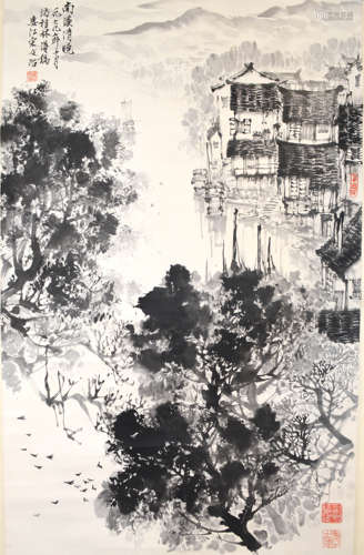 宋文治 1919-1999 南溪清晓