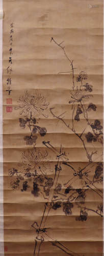 高其佩 1660-1734 菊