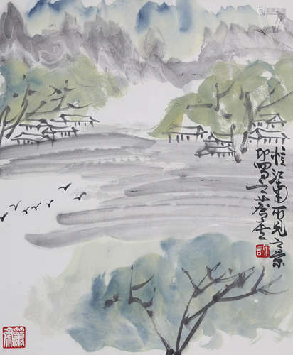 许麟庐 1916-2011 忆江南