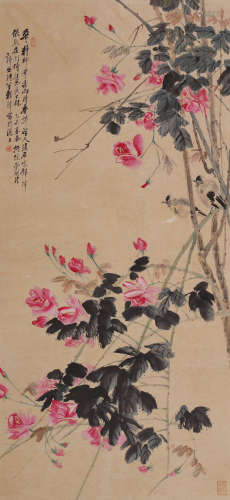 程璋 1869-1938 花鸟