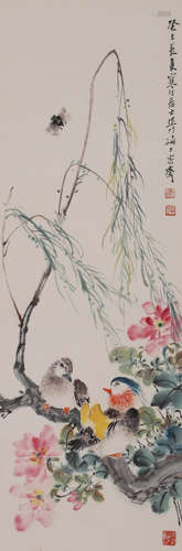 江寒汀 1903-1963 芙蓉鸳鸯