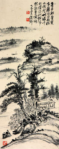 吴昌硕 (1844-1927) 寒林草堂