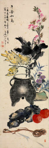 王雪涛 (1903-1982) 平安如意