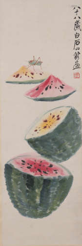 齐白石 1863-1957 西瓜