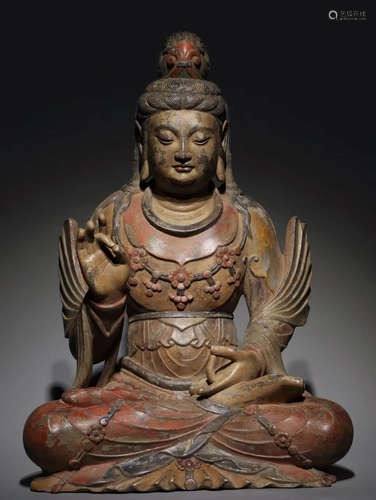 Song Dynasty Painted Bodhisattva Statue