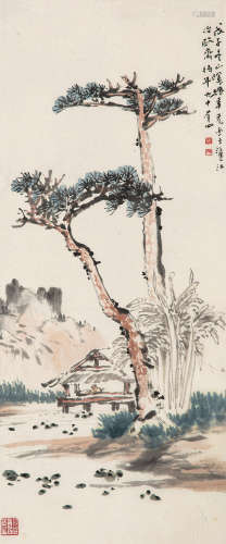 张聿光 1885-1968  山水 纸本 立轴