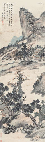 王宸 1720-1797  山水 纸本 镜心