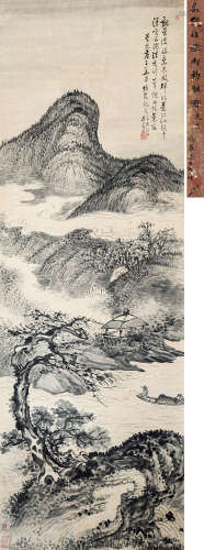吴观岱 1862－1929  山水 纸本 镜片