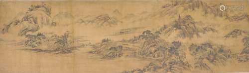 A beautiful Chinese painting of landscape, Qing dynasty