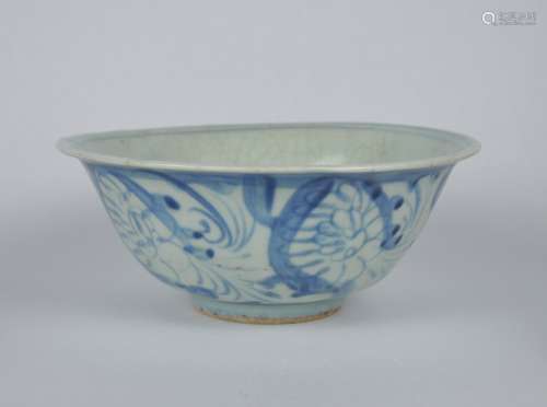 A Chinese blue & white bowls, Ming dynasty