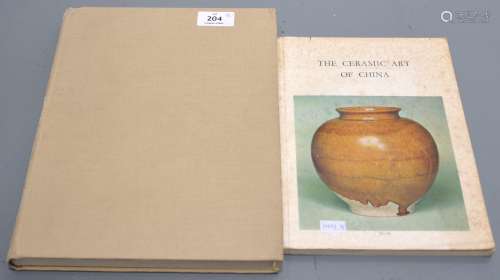 Two Chinese ceramic books