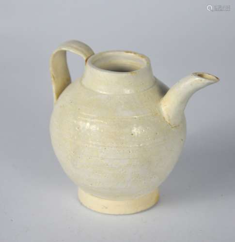 An early Chinese white glazed ewer, Song dynasty