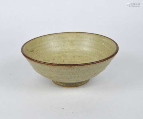 A Japanese stoneware bowl,