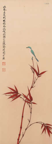 于非闇 （1889-1959） 竹雀图