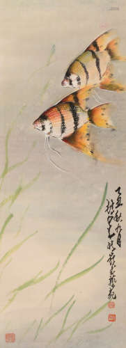 赵少昂 （1905-1998） 金鱼