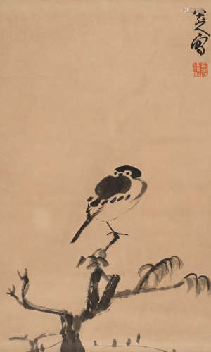 八大山人(款) （1626-1705） 寒雀图