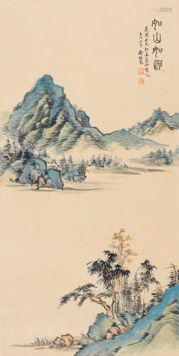 余绍宋 （1882-1949） 青绿山水