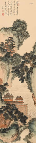 溥儒 （1896-1963） 山水楼阁
