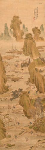 吴石仙 （1845-1916） 耕收图