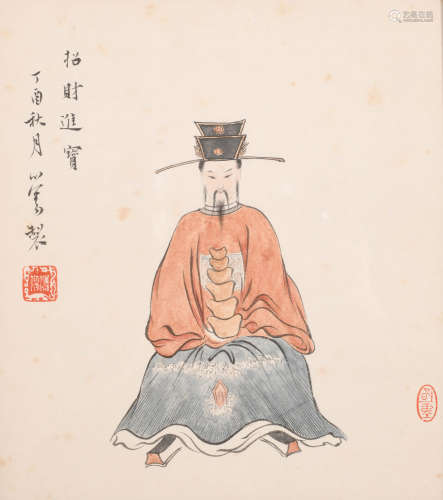 溥儒 （1896-1963） 招财进宝