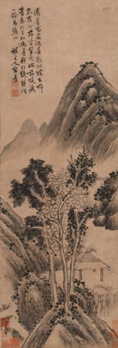 吴镇 （1280-1354） 山水